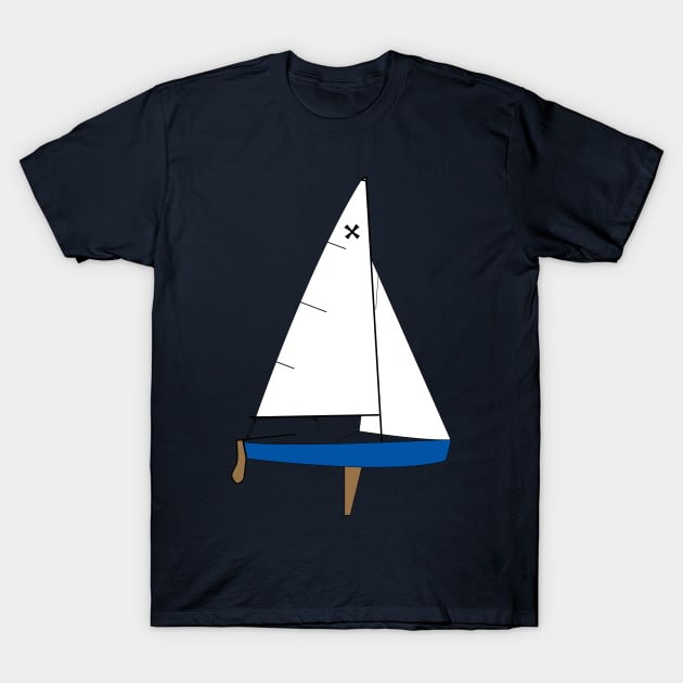 Windmill Sailboat One-Design Class T-Shirt by CHBB